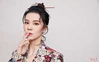 郁可唯时尚复古典雅长裙性感写真(9)
