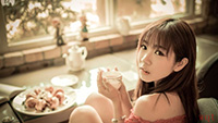 丰满性感蕾丝内衣美女写真(8)