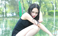佩佩Cassie雨天湿身写真(7)