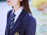 小清新美女制服写真(8)