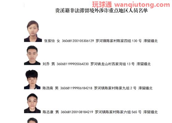 通告！贵溪籍非法滞留境外涉诈重点地区人员限期回国！