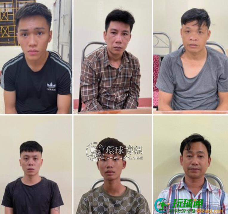 六人因组织中国人非法入境越南被捕