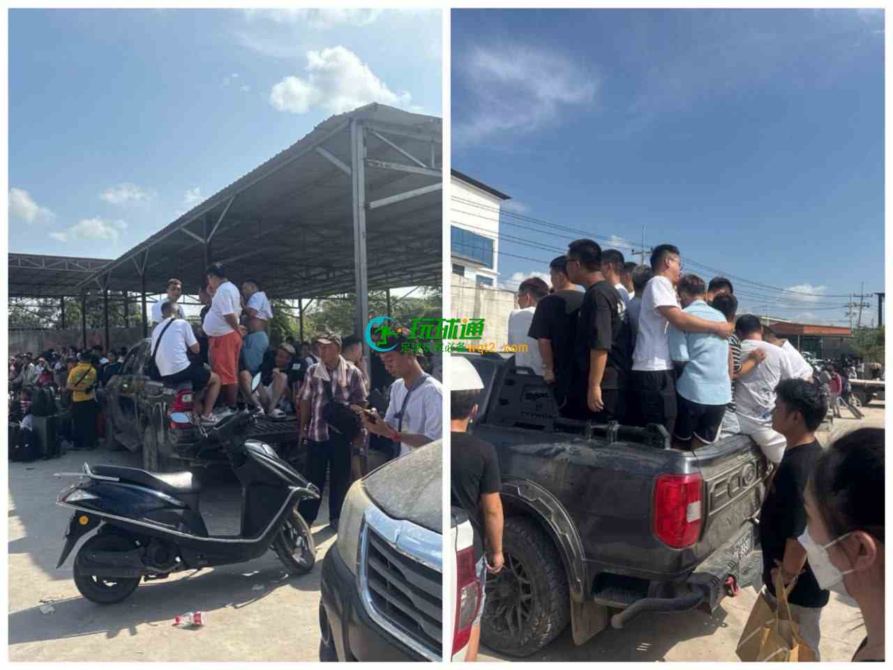 妙瓦底KK园区混乱 大批人员撤离